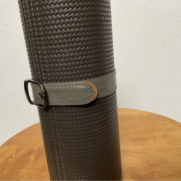 Tuscan Designs Dark Brown Wicker Jewelry Box Cylinder Rings Necklaces Bracelets - Picture 3 of 4